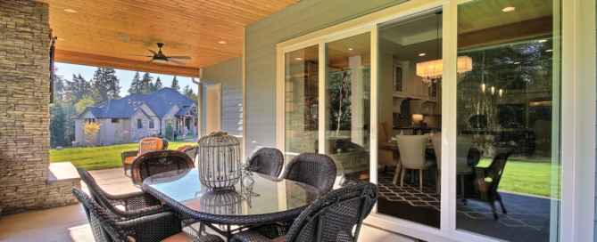 Milgard® Tuscany® Series V400 sliding patio doors are low-maintenance and can even be installed in homes with limited floor plan spaces. As an authorized Milgard dealer we offer this type of patio door for homeowners in and around the South Bay, California area. Also serving Orange County, South Bay, Beverly Hills, Malibu, West Los Angeles and all of Southern California. Call: (310) 478-0311