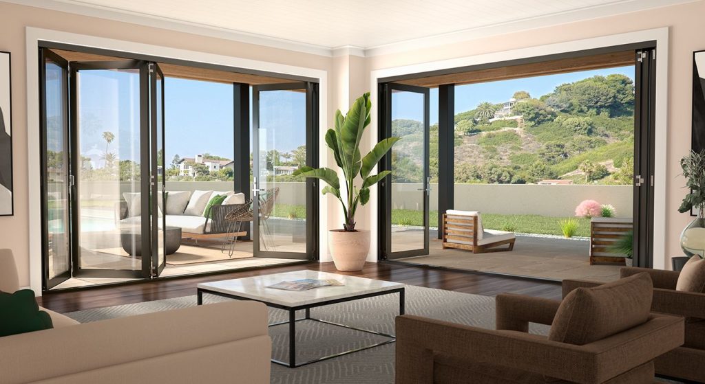 Make a statement with Milgard's AX550 Moving Glass Walls and transform your home by giving it a greater view of the outdoors as well as a wider entrance. Westside Door serves West Los Angeles and the Southern California area. Also serving Orange County, South Bay, Beverly Hills, Malibu, West Los Angeles and all of Southern California. Call us: (310) 478-0311