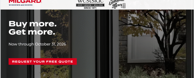 MILGARD Windows and Doors FALL SPECIAL until October 31, 2026 Offer Details Now through October 31, 2026, purchase qualifying Milgard windows and doors and you may be eligible for an electronic gift card rebate.* Get $1,000 when you buy 15+ windows Eligible for V300 Trinsic™ or V400 Tuscany® windows Get $600 when you buy 10 windows Eligible for V300 Trinsic™ or V400 Tuscany® windows Get $200 when you buy 5 windows Eligible for V300 Trinsic™ or V400 Tuscany® windows Get $350 when you buy 1 patio door Eligible for V300 Trinsic™ or V400 Tuscany® doors Get $750 when you buy 1 moving glass wall Eligible for VX350, AX450, and AX650 doors